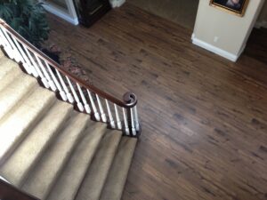 Stairway carpet runner | Fairmont Flooring