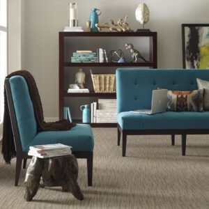Carpet in living room | Fairmont Flooring