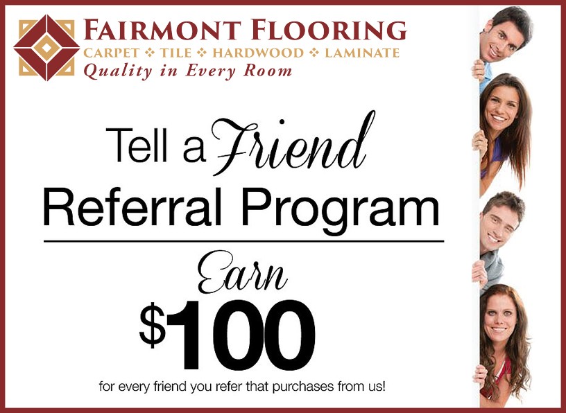 Referral program | Fairmont Flooring