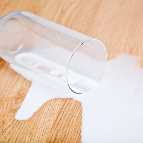 Milk spill cleaning | Fairmont Flooring